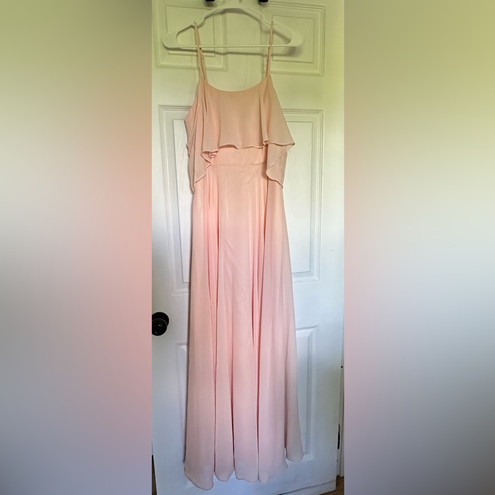 Ina Soft Pink Satin Dress